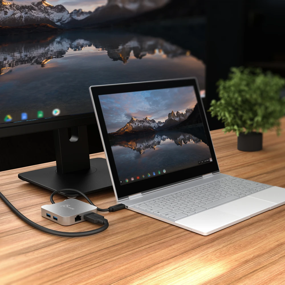 J5create – 4K60 Elite USB-C PD kelių prievadų adapteris