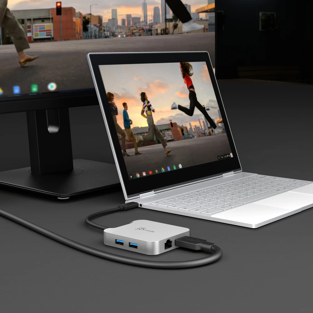 J5create – 4K60 Elite USB-C PD kelių prievadų adapteris