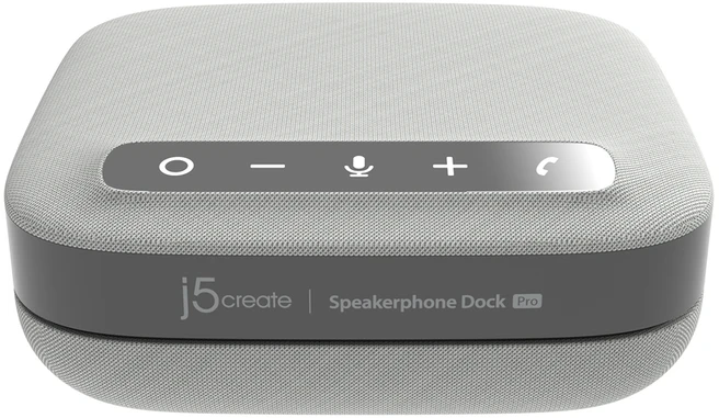 „J5create“ – dvigubas USB-C 4K garsiakalbio ir telefono prijungimo stotelė „Pro“
