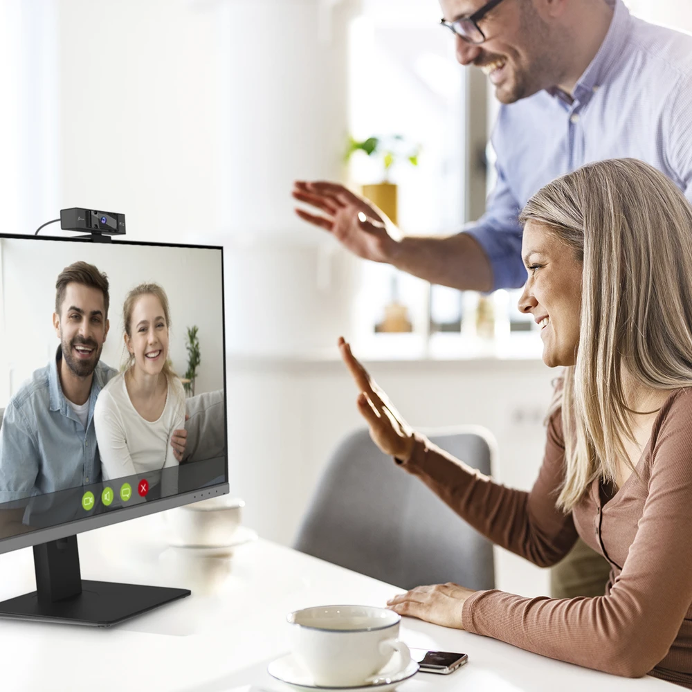 J5create Zoom USB 4K ULTRA HD internetinė kamera 5X – skaitmeninis priartinimas su nuotolinio valdymo pultu