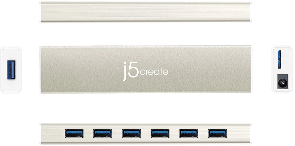 J5create – USB-C 7 prievadų šakotuvas – ES/JK