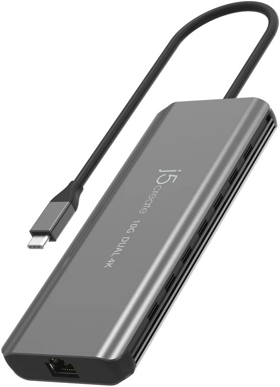 J5create – USB-C dviguba 4K HDMI 10Gbps mini dokas