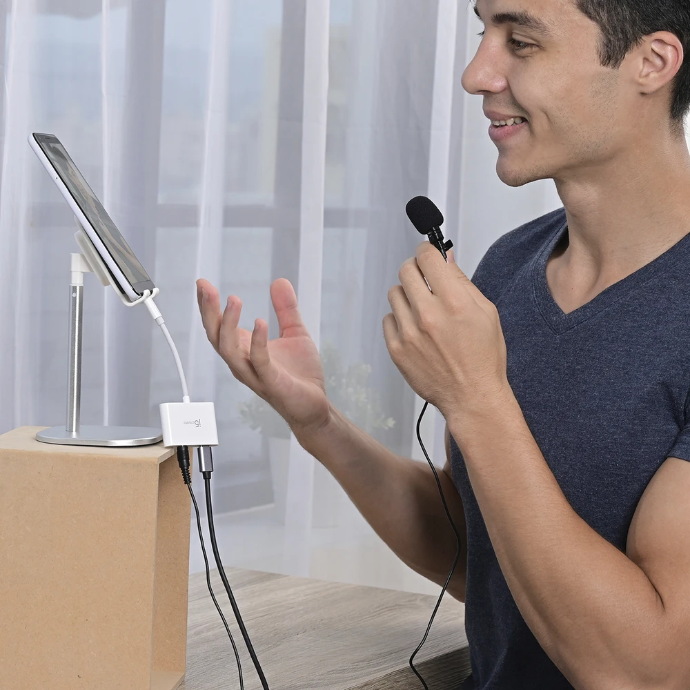 J5create – USB-C į 3,5 mm garso adapteris su maitinimo šaltiniu