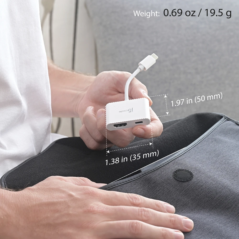 J5create – USB-C į 4K HDMI adapteris su maitinimo šaltiniu