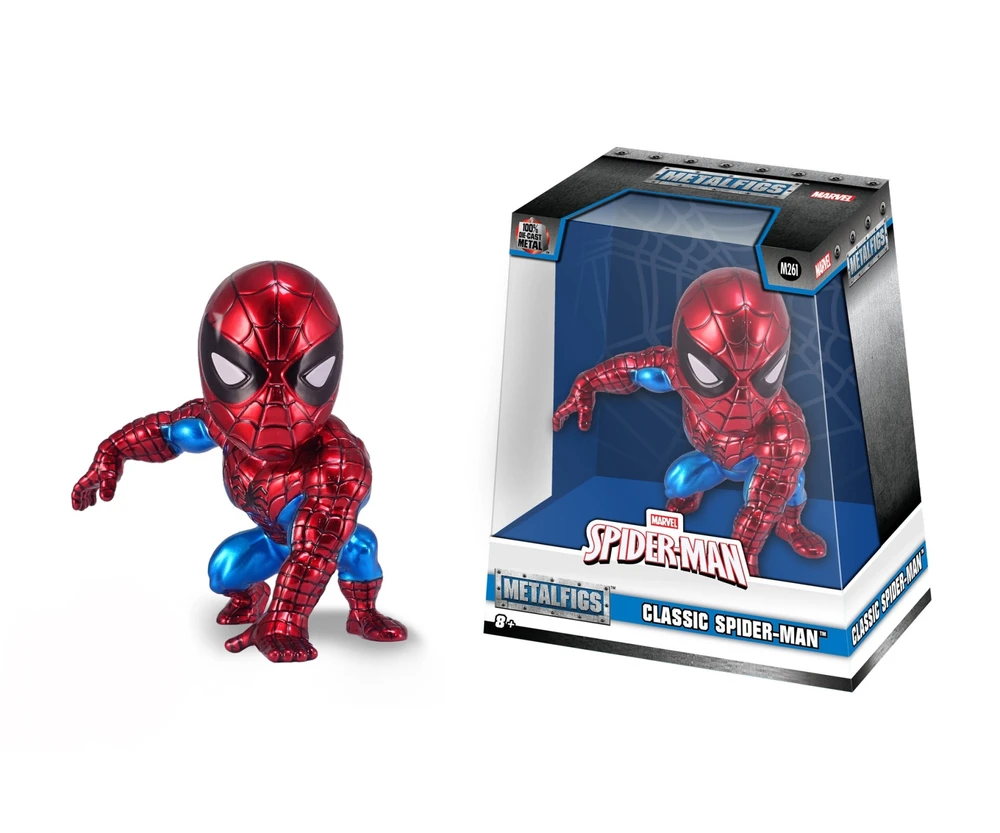 Jada,Disney „Marvel Engly Spiderman Metal“ 10 cm pav. Klasikinis klasika