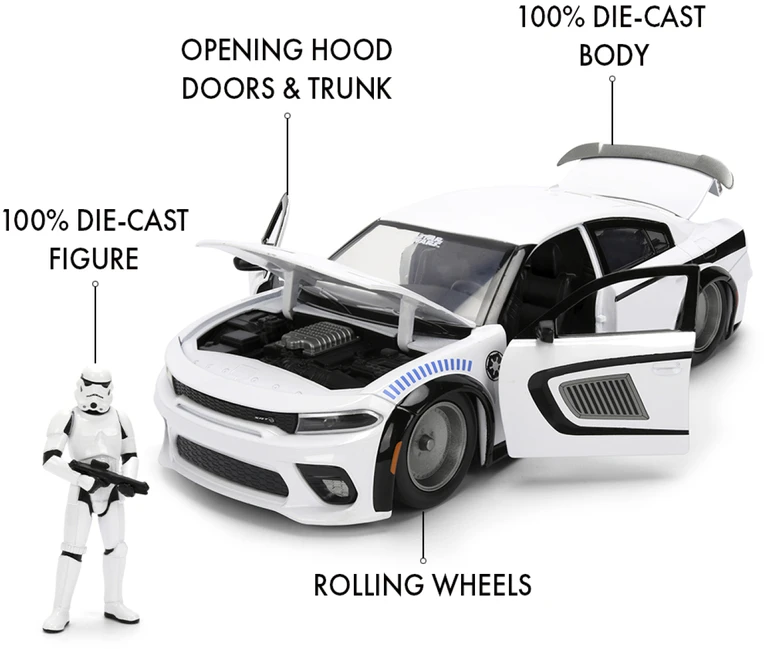 Jada,Disney Jada – Žvaigždžių karai – Storm Trooper Dodge (9336478314R00)