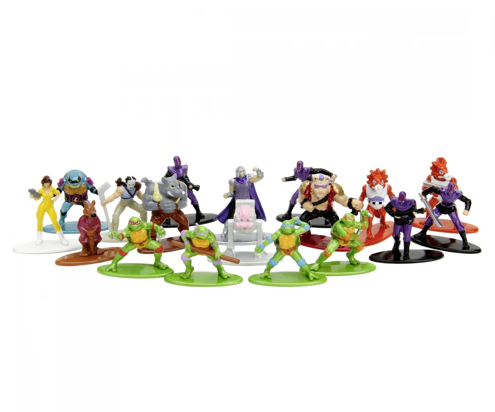 Jada - Ninja Turtles - Vėžliukų rinkinys Nanofigams (253285004)