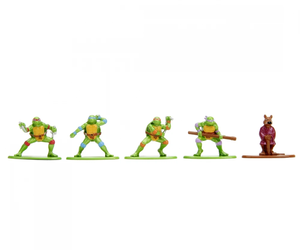 Jada - Ninja Turtles - Vėžliukų rinkinys Nanofigams (253285004)