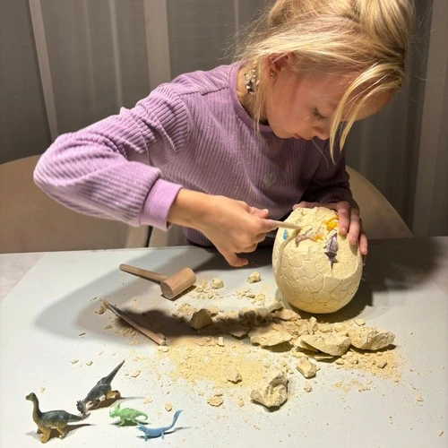 Kruzzel Žaislinis Dinozauro kiaušinis - archeologinis kasinėjimas 24981