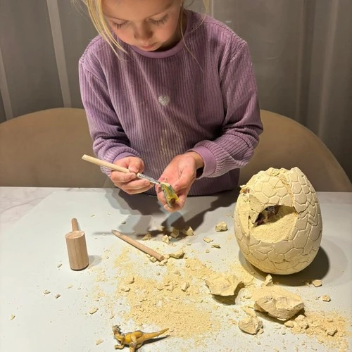 Kruzzel Žaislinis Dinozauro kiaušinis - archeologinis kasinėjimas 24981