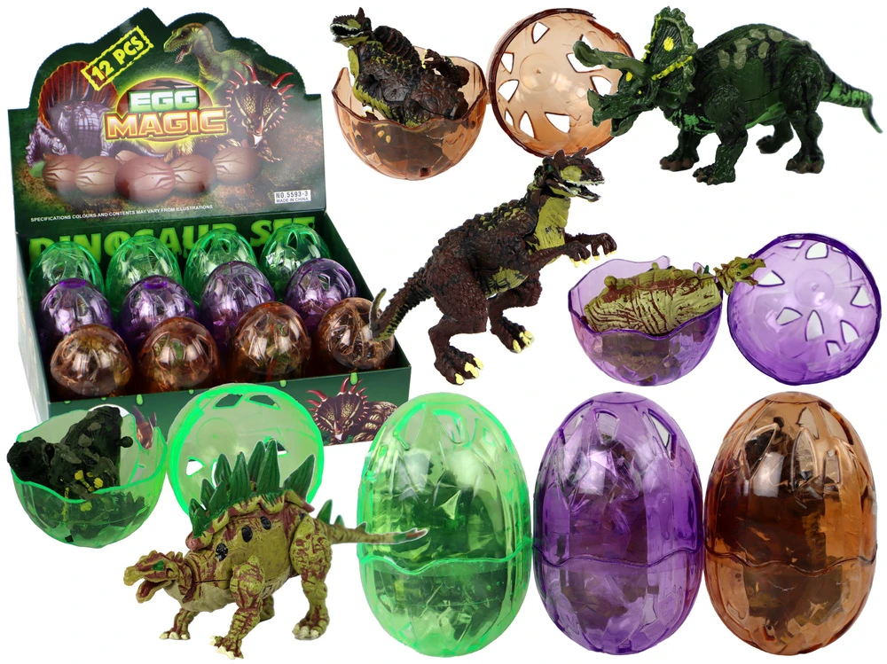 Lean Toys Dinozauro figūrėlė L-Toys Kiaušinyje 9 cm