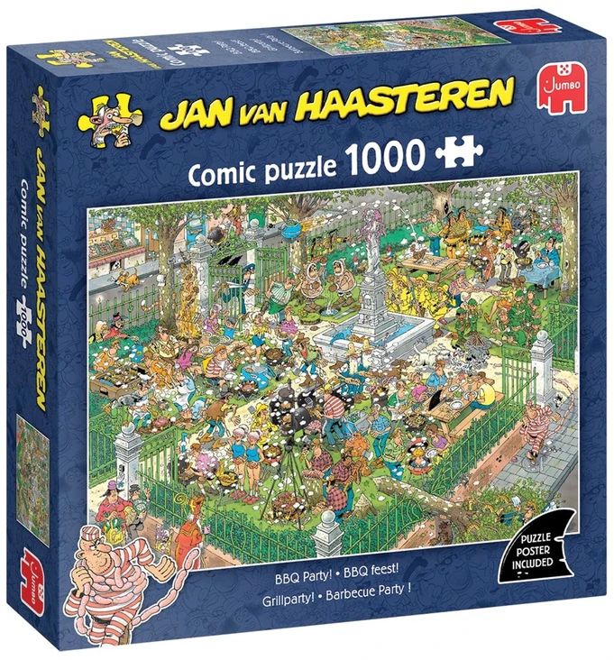 Dėlionė Jan Van Haasteren – BBQ vakarėlis! (1000 vienetų) (1110100530)