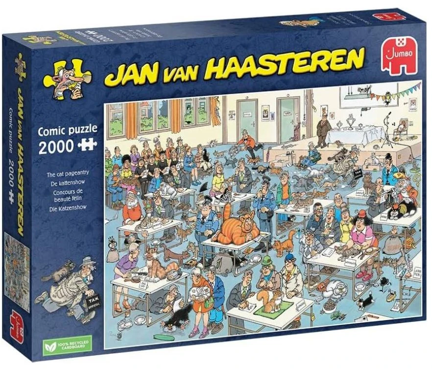 Dėlionė Jan Van Haasteren Janas van Haasterenas – „Katės“ konkursas (2000 vnt.)