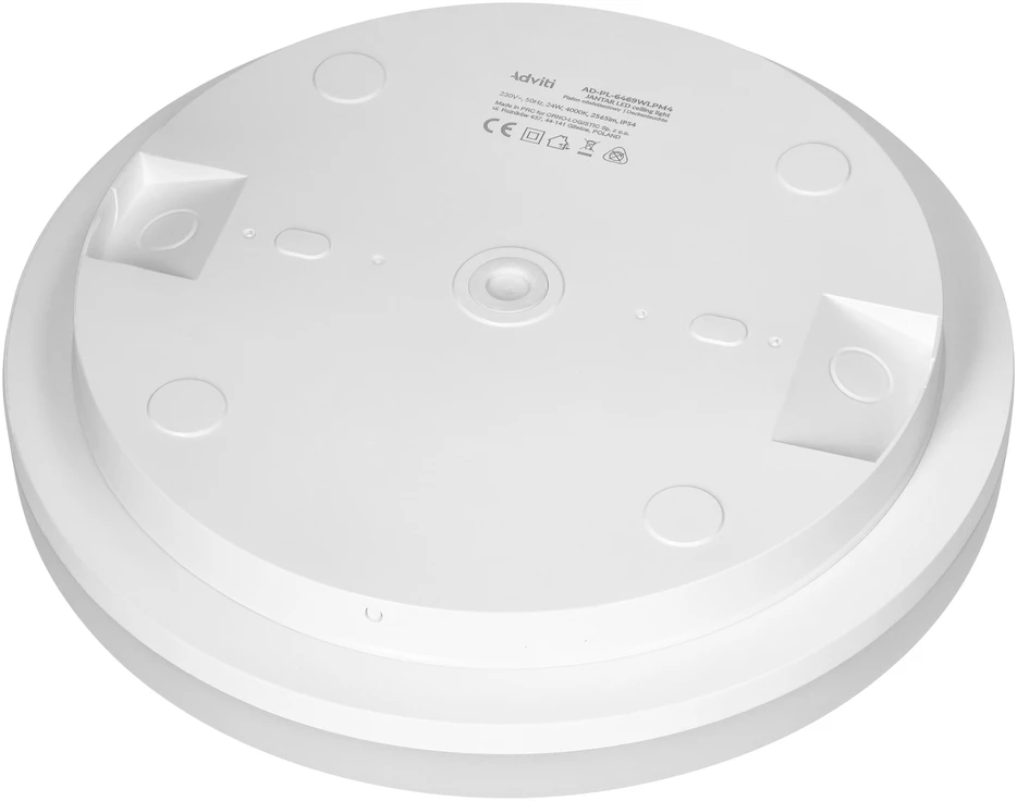Orno JANTAR LED 24W, lubinis šviestuvas, 2565lm, IP54, 4000K, PC gaubtas