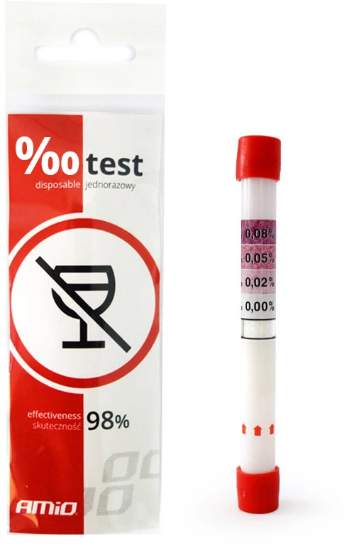 Vienkartinis alkotesteris Amio 01160