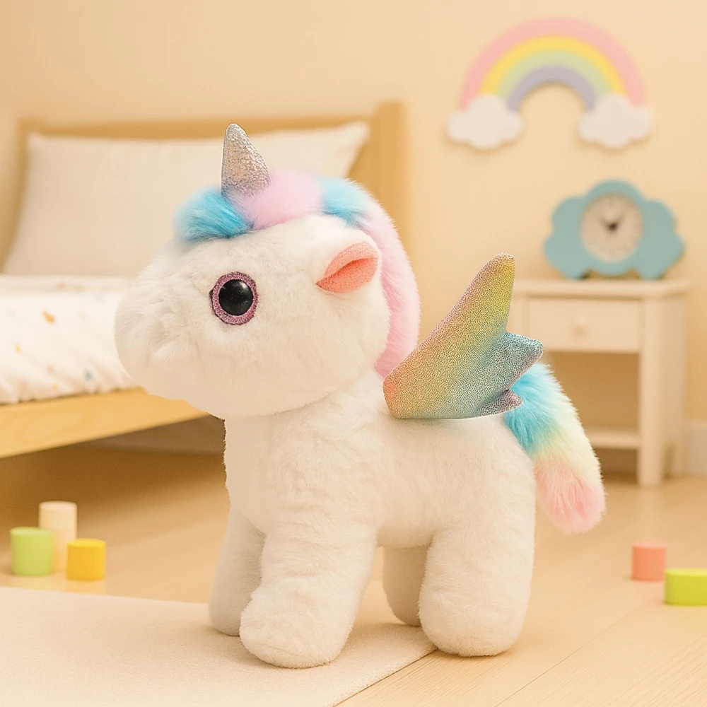 Lean Toys Interaktyvus pliušinis vienaragis 21 cm