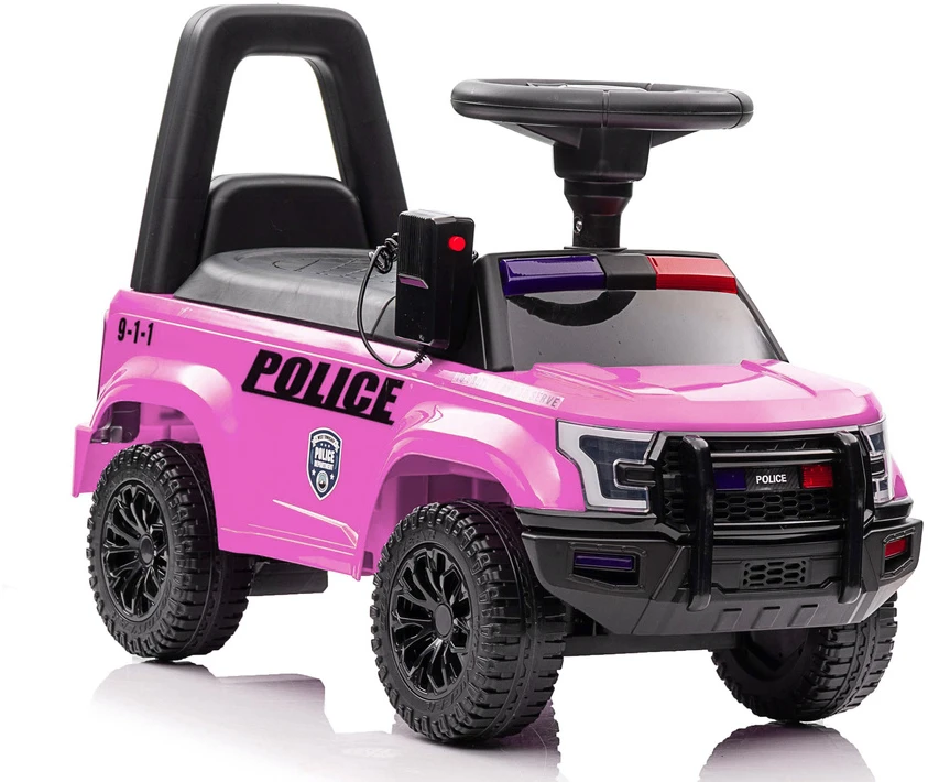 Lean Cars Stumdoma mašina vaikams Lean Toys su garso ir šviesos efektais, rožinė