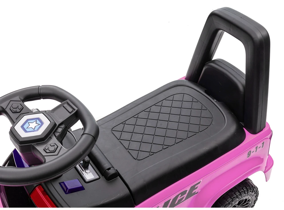 Lean Cars Stumdoma mašina vaikams Lean Toys su garso ir šviesos efektais, rožinė