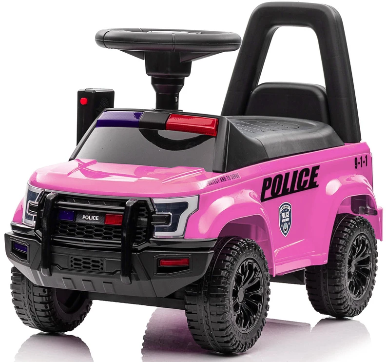 Lean Cars Stumdoma mašina vaikams Lean Toys su garso ir šviesos efektais, rožinė