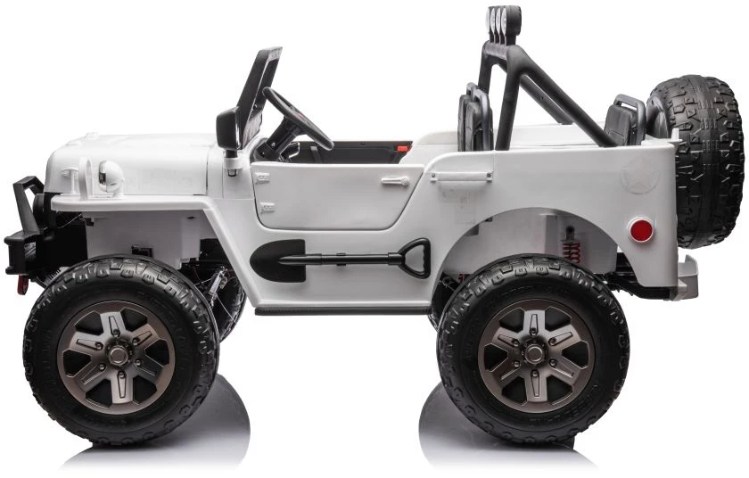Lean Cars Akumuliatorinis automobilis vaikams Star JH-102, baltos spalvos