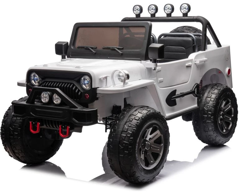 Lean Cars Akumuliatorinis automobilis vaikams Star JH-102, baltos spalvos