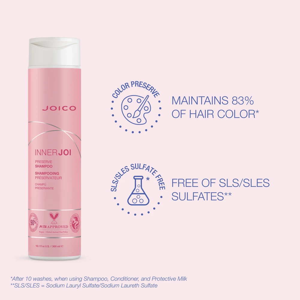 Joico - INNERJOI plaukų spalvą išsaugantis šampūnas 300 ml