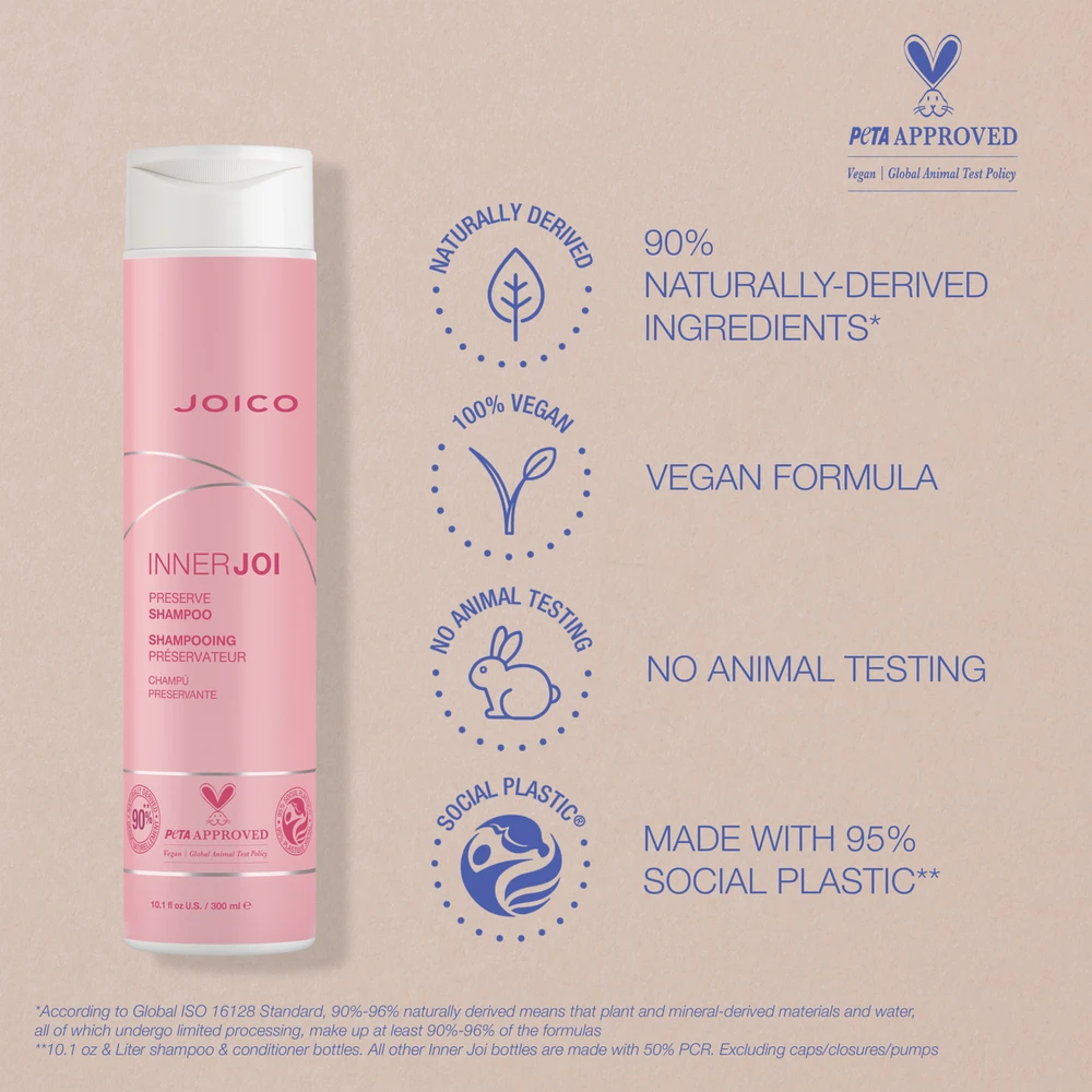 Joico - INNERJOI plaukų spalvą išsaugantis šampūnas 300 ml
