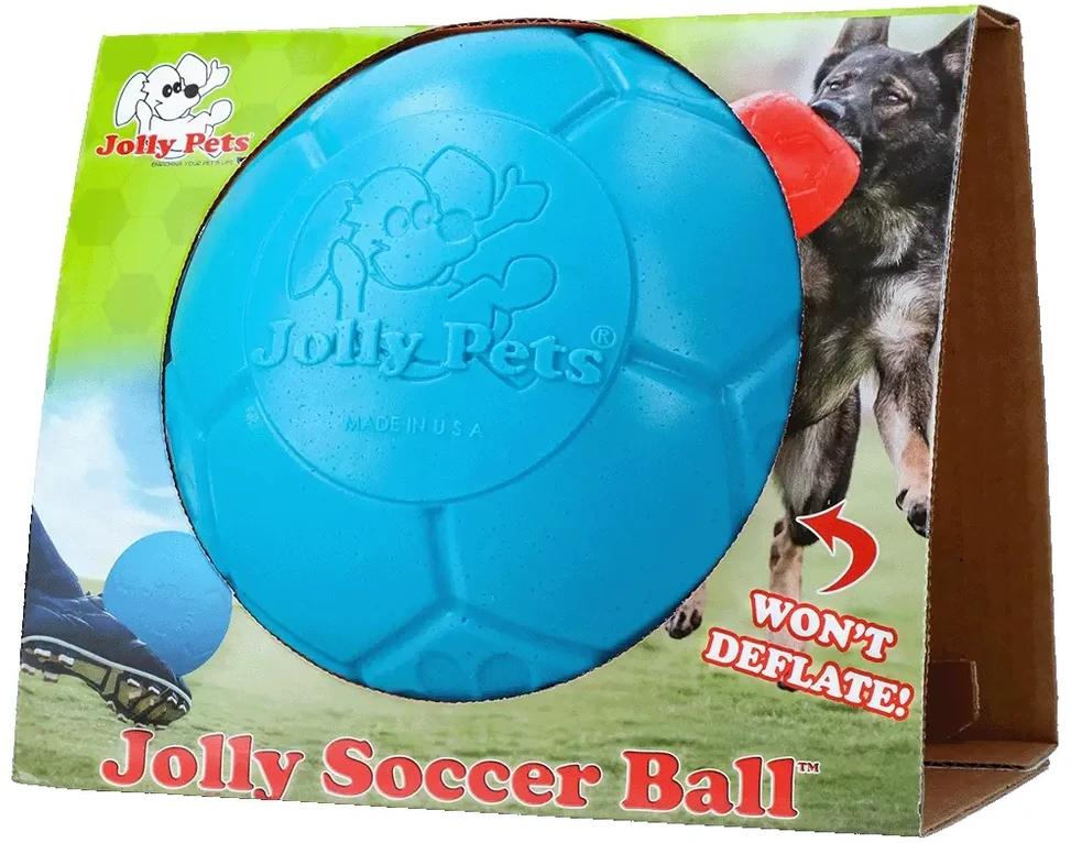 „Jolly Pets“ – „Jolly“ futbolo kamuolys – šviesiai mėlynas – L (20 cm)