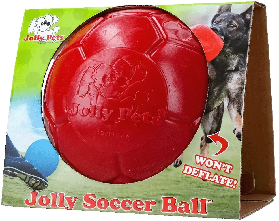 „Jolly Pets“ – „Jolly“ futbolo kamuolys – raudonas – L (20 cm)