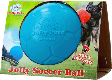 „Jolly Pets“ – „Jolly“ futbolo kamuolys – šviesiai mėlynas – S (15 cm)