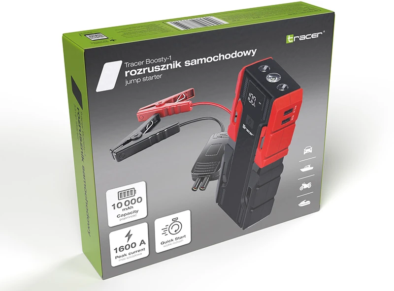 Jump starter TRACER Boosty-1 10000mAh