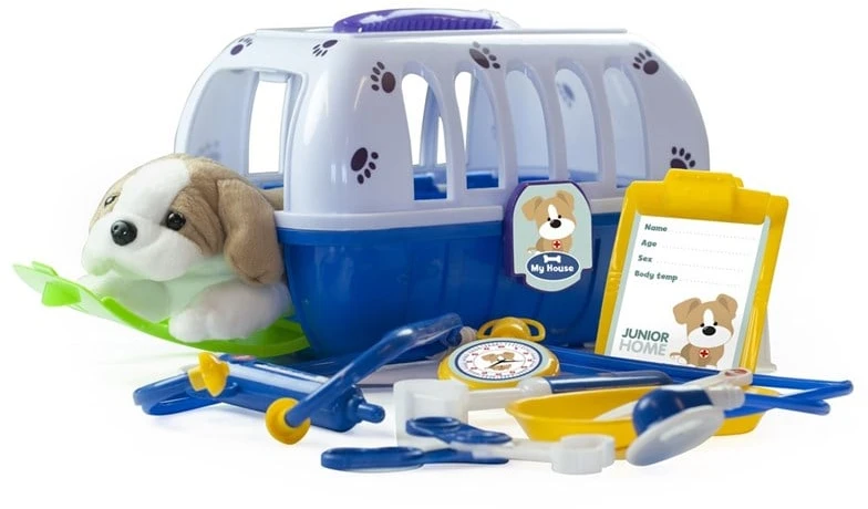 „Junior Home“ – žaislinis rinkinys augintiniams ir veterinarijos gydytojams (505133)