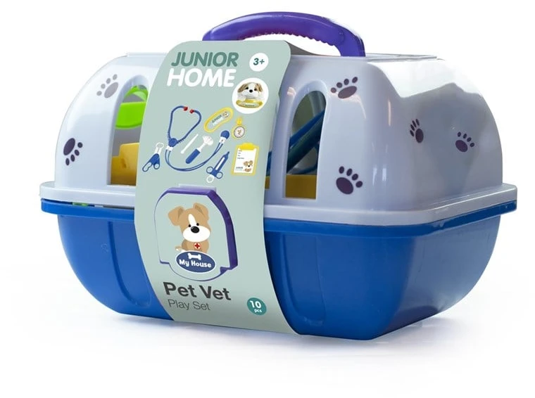 „Junior Home“ – žaislinis rinkinys augintiniams ir veterinarijos gydytojams (505133)