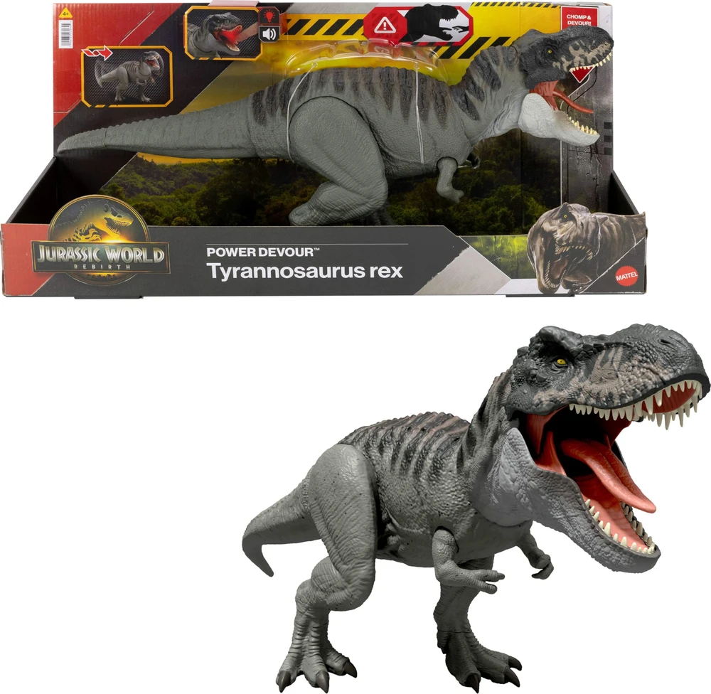Mattel JURASSIC WORLD interaktyvus dinozauras – T. rex (JCH02)