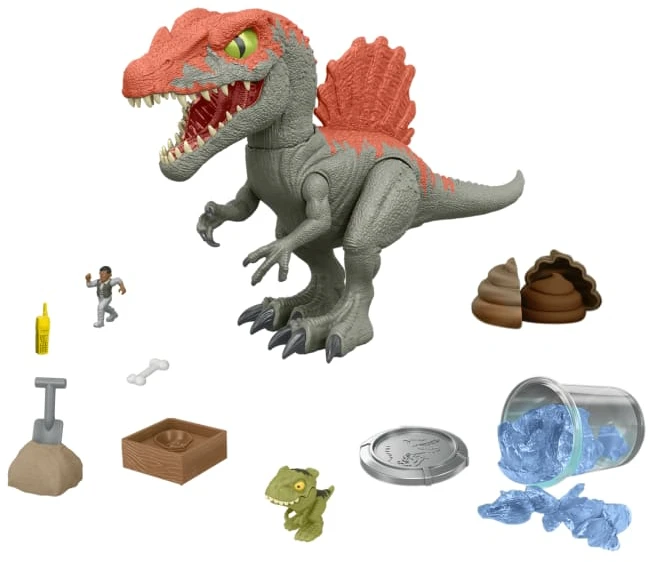 Jurassic World Juros periodo pasaulis – „Crushivores“ spinozaurų narvo laužytojas (HTP71)