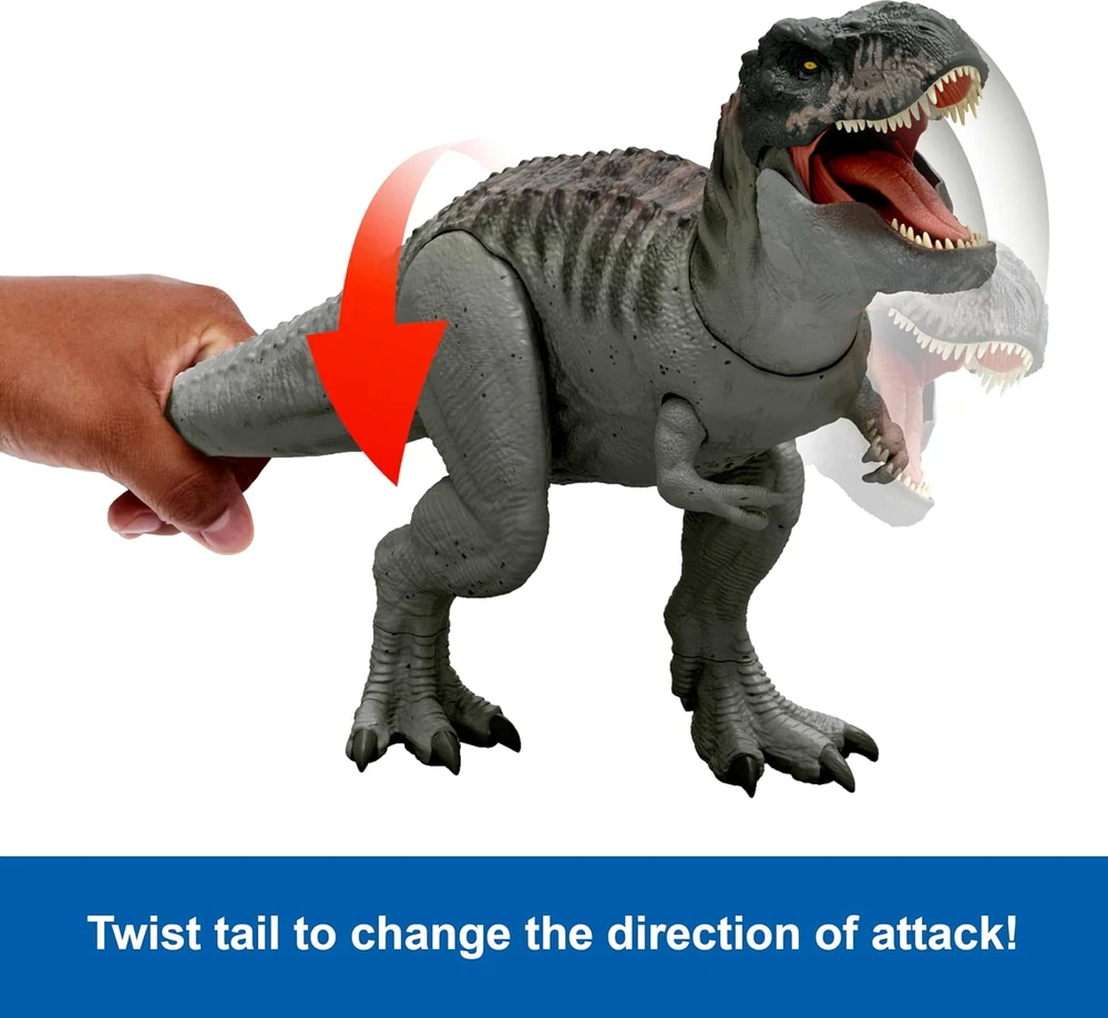 Mattel JURASSIC WORLD interaktyvus dinozauras – T. rex (JCH02)