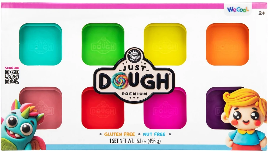 „Just Dough“ – ryškių spalvų, 8 vnt. pakuotė (40381)