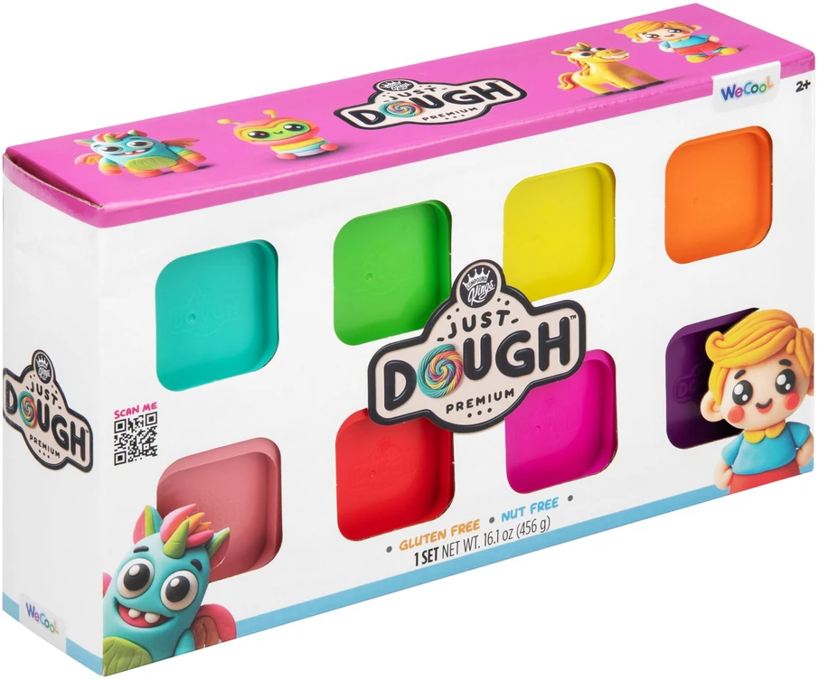 „Just Dough“ – ryškių spalvų, 8 vnt. pakuotė (40381)