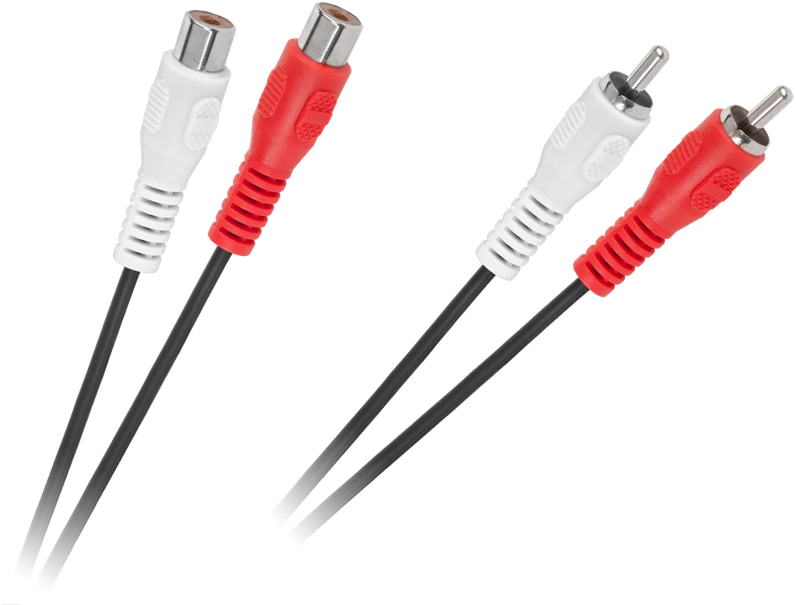 Oem Kabelis 2 x RCA kištukas - 2 x RCA lizdas 5 m