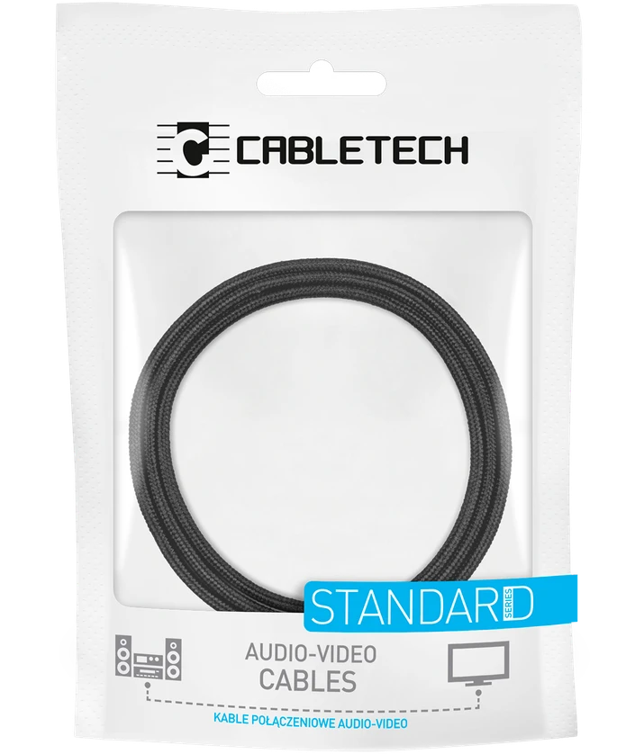 Cabletech Kabelis USB A kištukas - USB C kištukas/Lightning kištukas (2in1) 1m