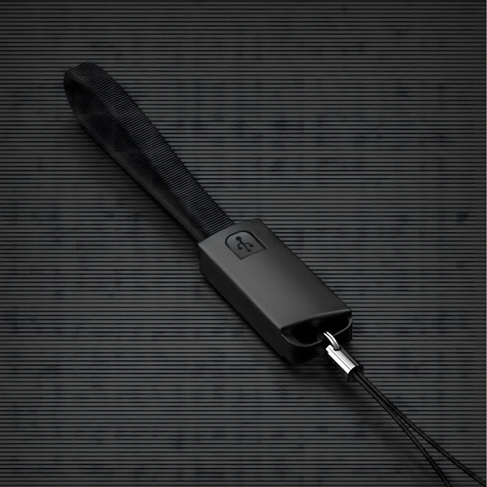 Kabelis Laidinis įkroviklis, raktų pakabukas, duomenų dirželis, USB-C - USB-A, greitas įkrovimas