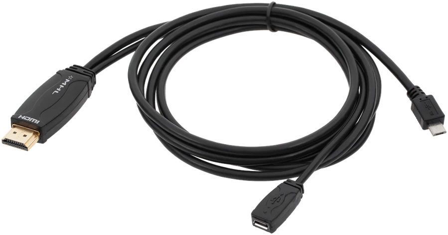 Cabletech Kabelis MHL laidas HDMI-micro USB kištukas 1,5M