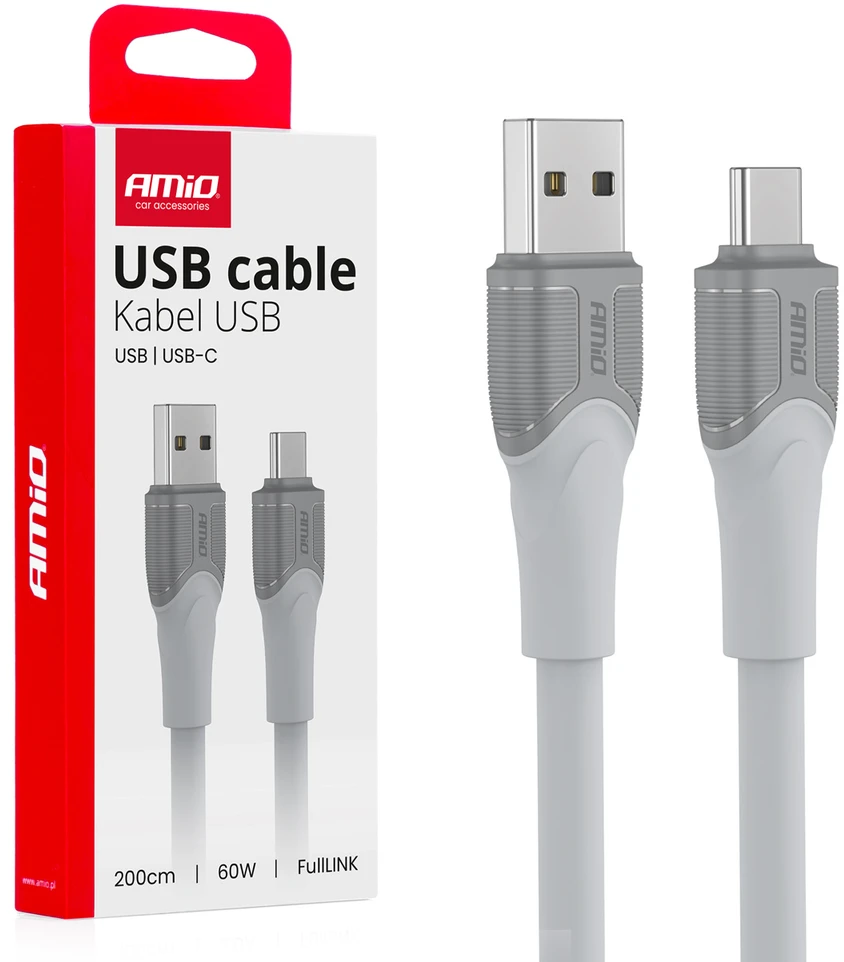 USB-A į USB-C kabelis 60W 2 m FullLINK X111 AMIO-04290
