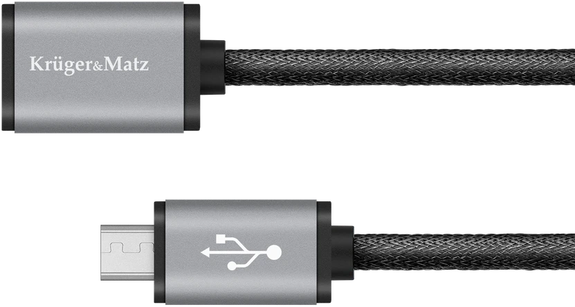 USB laidas - mikro USB lizdas-kištukas 0.2 m Kruger & Matz
