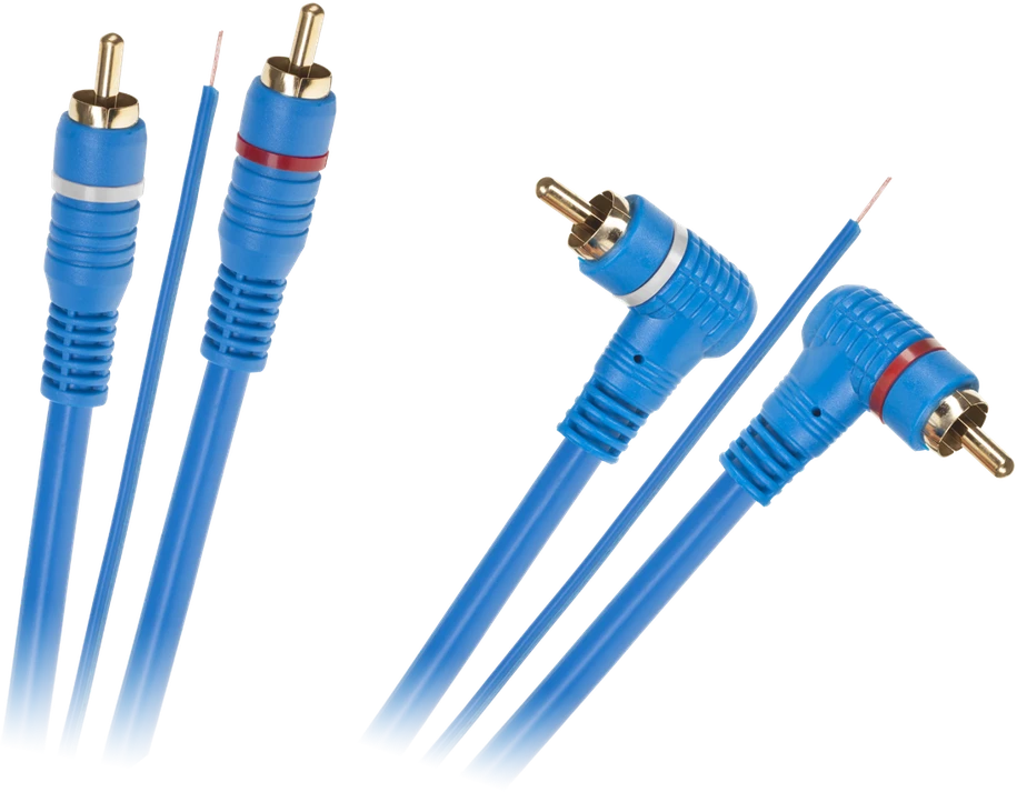 Oem Kabelis 2 x RCA - 2 x RCA + laidas 5 m kampinis - tiesus