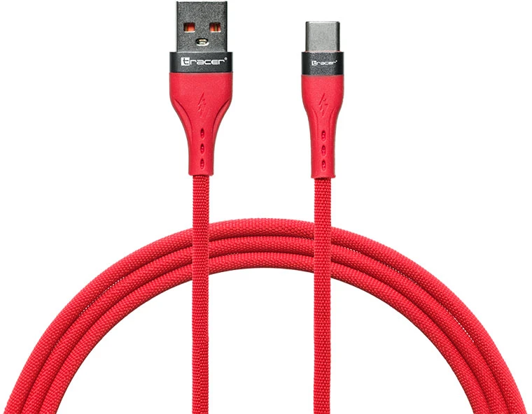 Kabelis TRACER USB A - Typ C 1m RD