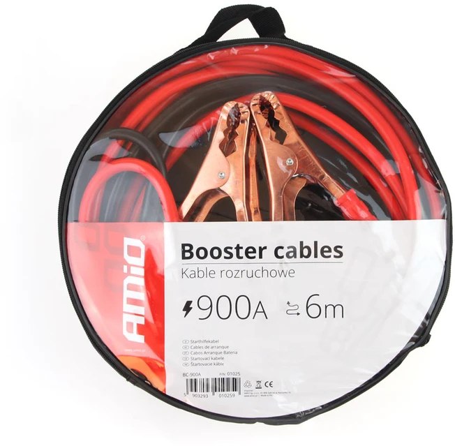 Amio Užvedimo laidai Booster 900A, 6 m
