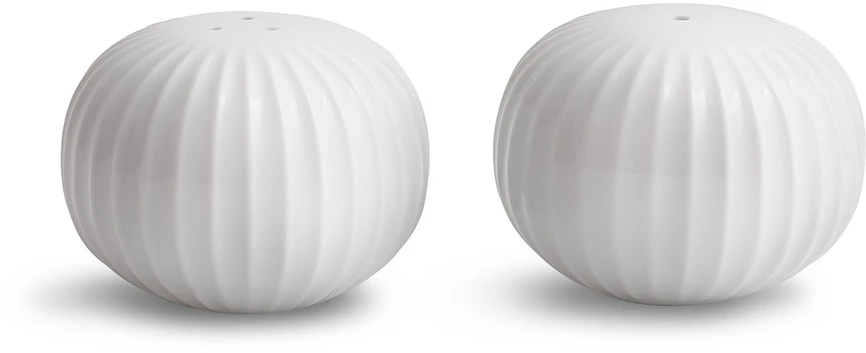 Kähler - Hammershøi druskos ir pipirų rinkinys - H6 cm - Baltas
