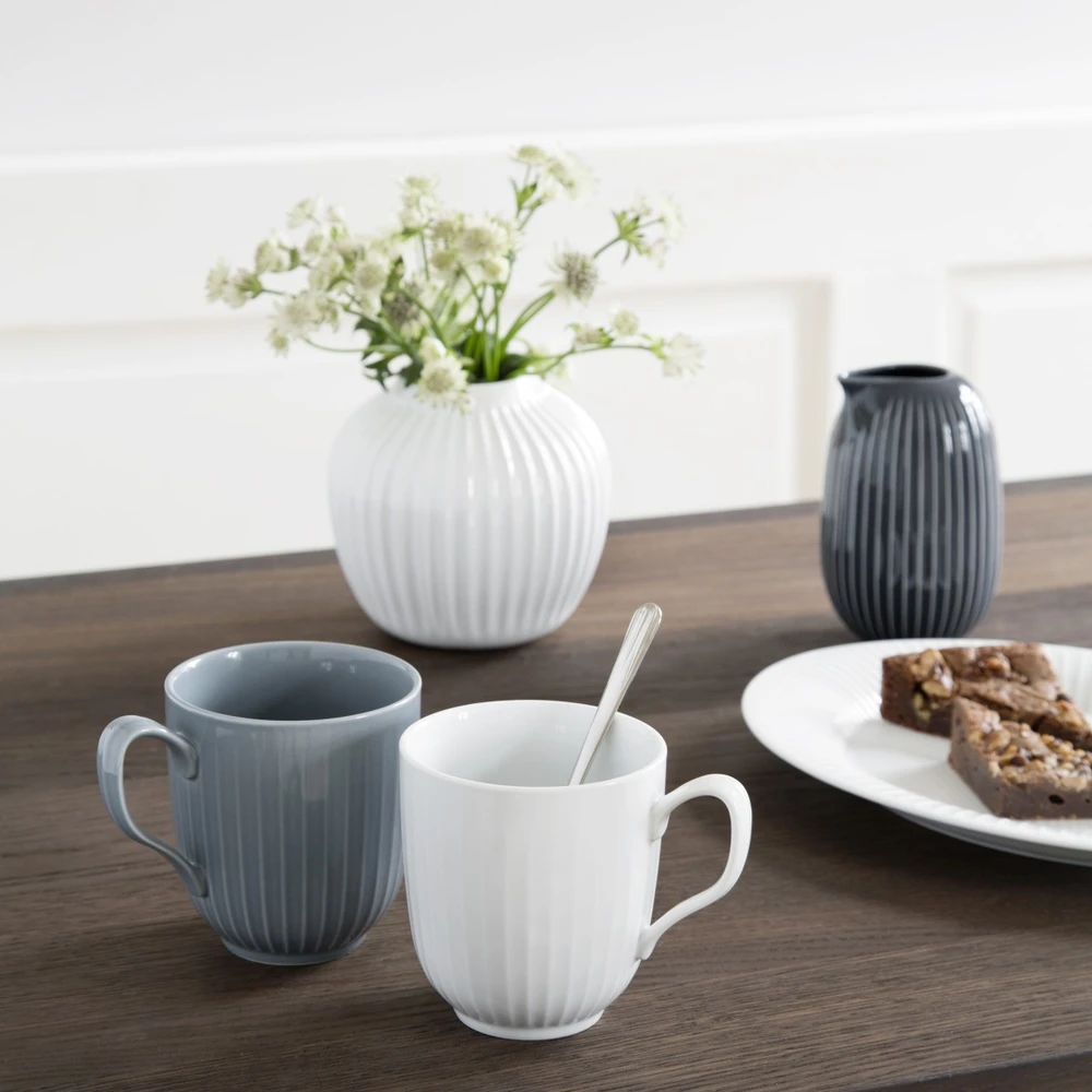 Kähler - Hammershøi Puodelis - 33 cl - Baltas