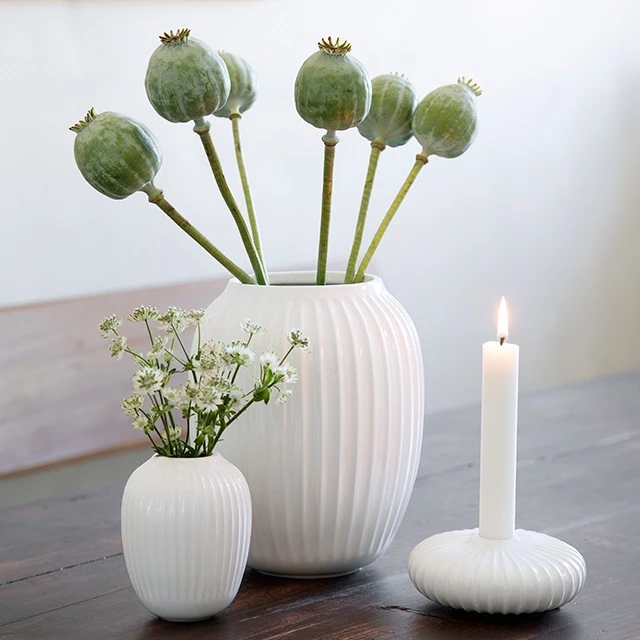 Kähler - Hammershøi Vaza Didelė - H25 cm - Balta
